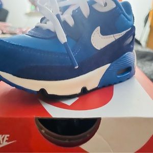 5c kids sneakers , blue / white